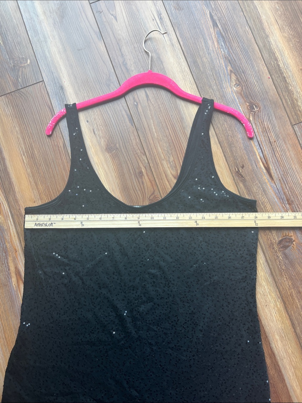 Express Black Sequin Tank Dress Large - Picture 6 of 9